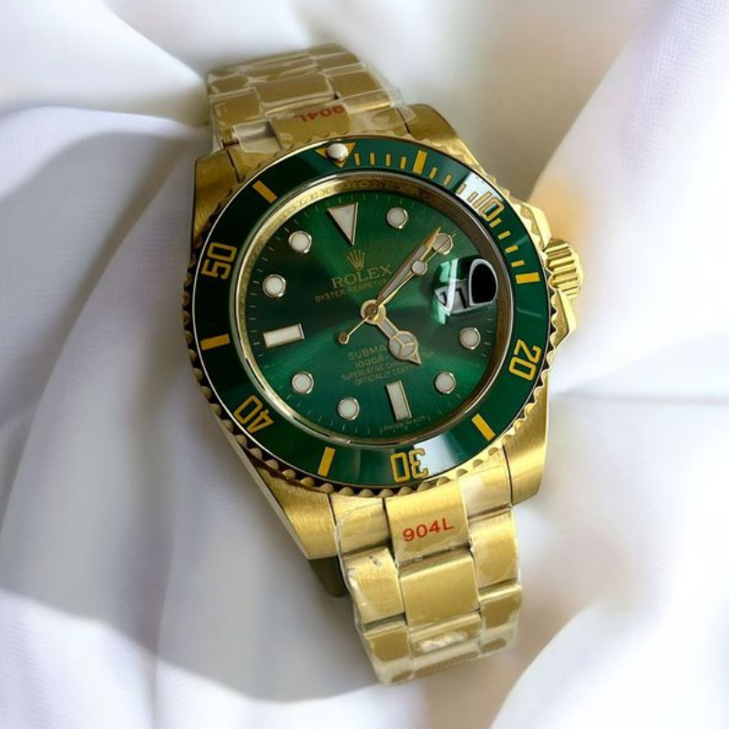 ROLEX SUBMARINER DATE ORO VERDE