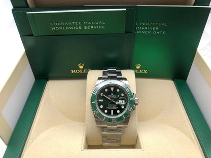 ROLEX SUBMARINER DATE PLATA VERDE