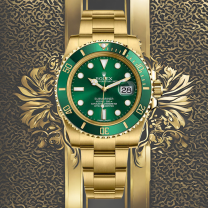 ROLEX SUBMARINER DATE ORO VERDE