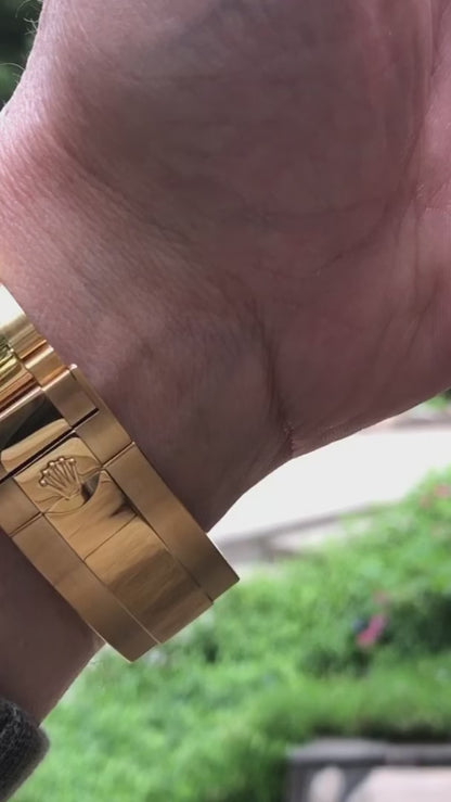 ROLEX SUBMARINER DATE ORO NEGRO